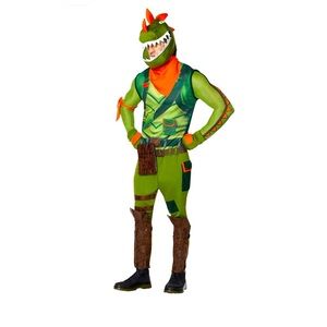 Spirit Halloween Adult Rex Fortnite Costume Size Small Complete Like New‎